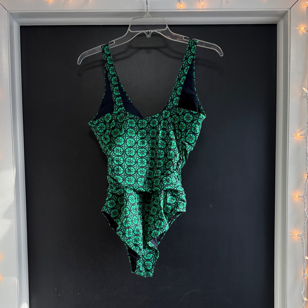Boden Green Patterned One Piece - image 3